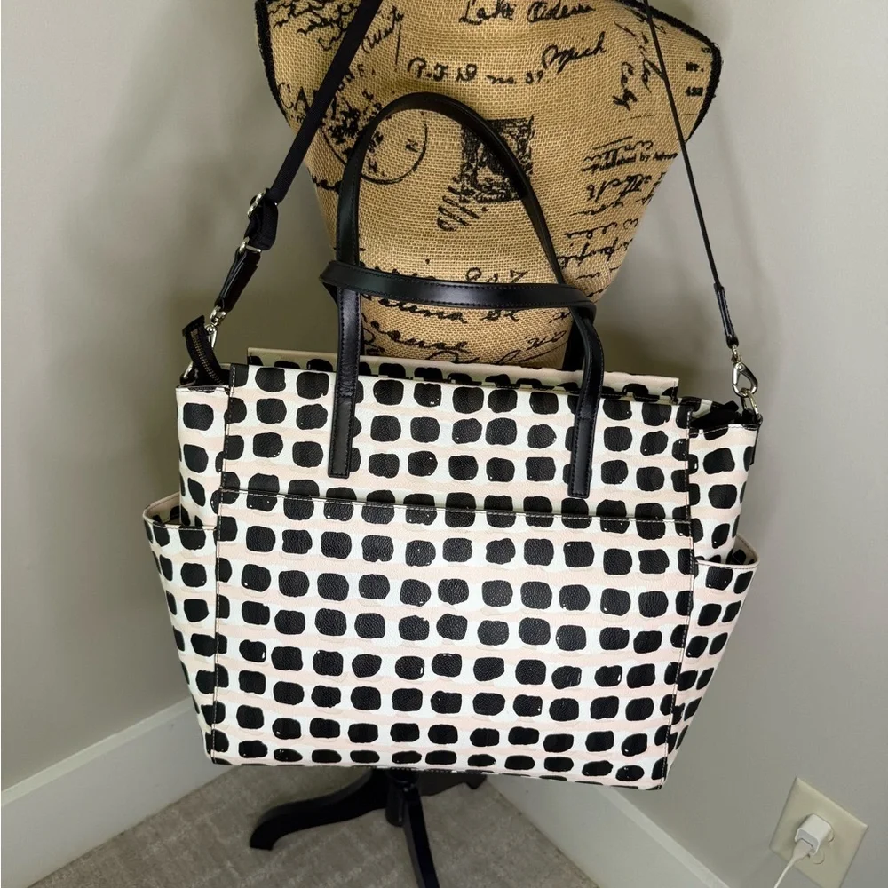 Kate Spade‎ Black and White Polka Dot Tote